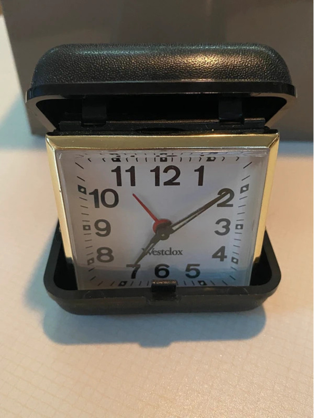 Westclox Wind-up Clock in a Box